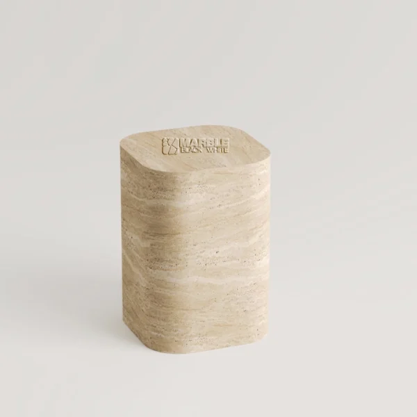 Ismara Traverten Yan Sehpa
